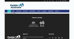 Desktop Screenshot of paddletasmania.canoe.org.au