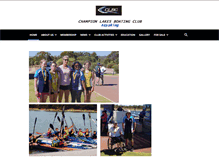 Tablet Screenshot of championlakes.canoe.org.au