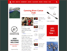 Tablet Screenshot of canningriver.canoe.org.au