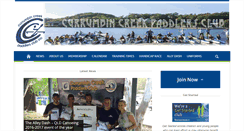 Desktop Screenshot of currumbincreek.canoe.org.au
