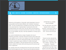 Tablet Screenshot of nqkayakers.canoe.org.au