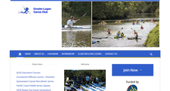 Desktop Screenshot of greaterlogan.canoe.org.au