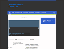 Tablet Screenshot of ndcc.canoe.org.au